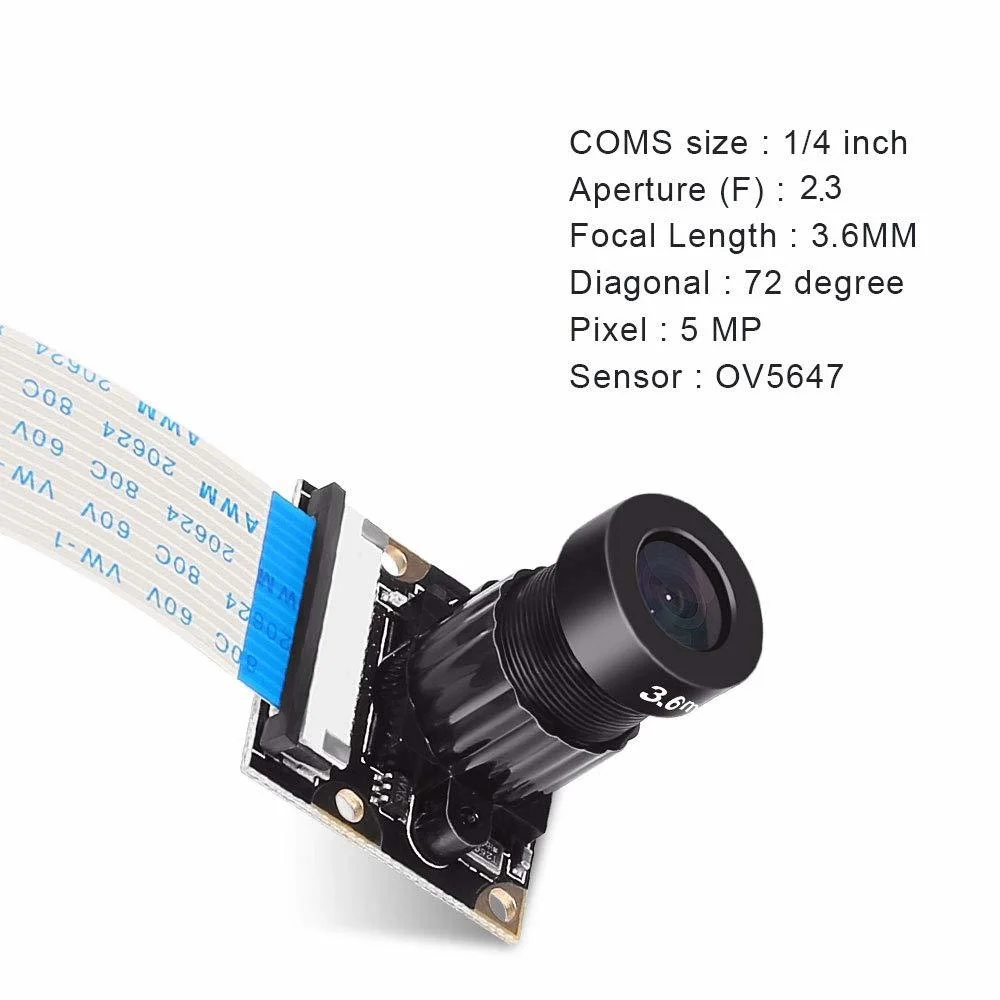 Новый модуль камеры Raspberry Pi 3 B + Plus 5MP 1080p OV5647 HD Video веб-камера для 2 Model - купить по