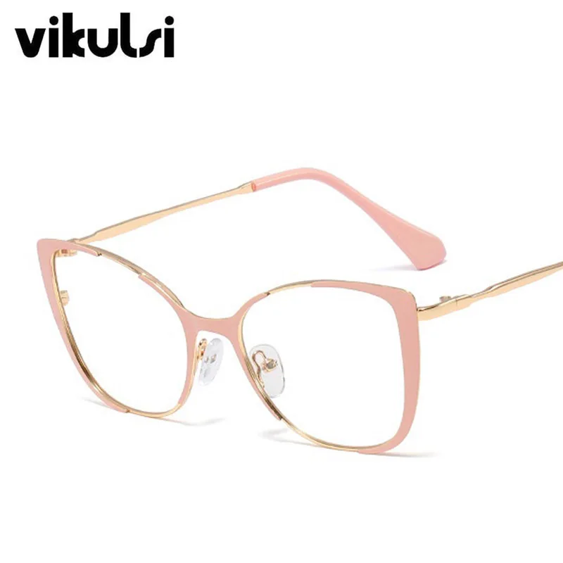 2019 сексуальная женская модная брендовая полуметаллическая оправа для очков