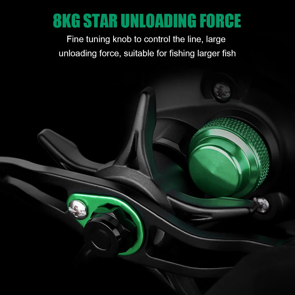 Рыболовная катушка для заброса приманки макс. нагрузка 8 кг 12 + 1BBs лески 6 3: 1