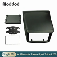 for mitsubishi pajero sport triton l200 radio dvd stereo panel dash mounting installation trim kit face frame fascia with box