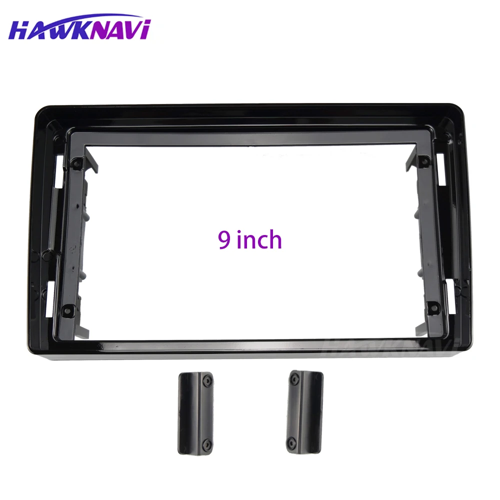 

9 Inch 2 Din Auto Stereo Frame for Mitsubishi Triton 2019 Car Radio Fascia Dashboard Mounting Trim Kit Navigation Audio Panel