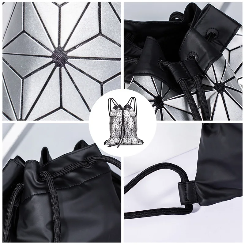 Женский рюкзак с геометрическим рисунком большой вместимости |