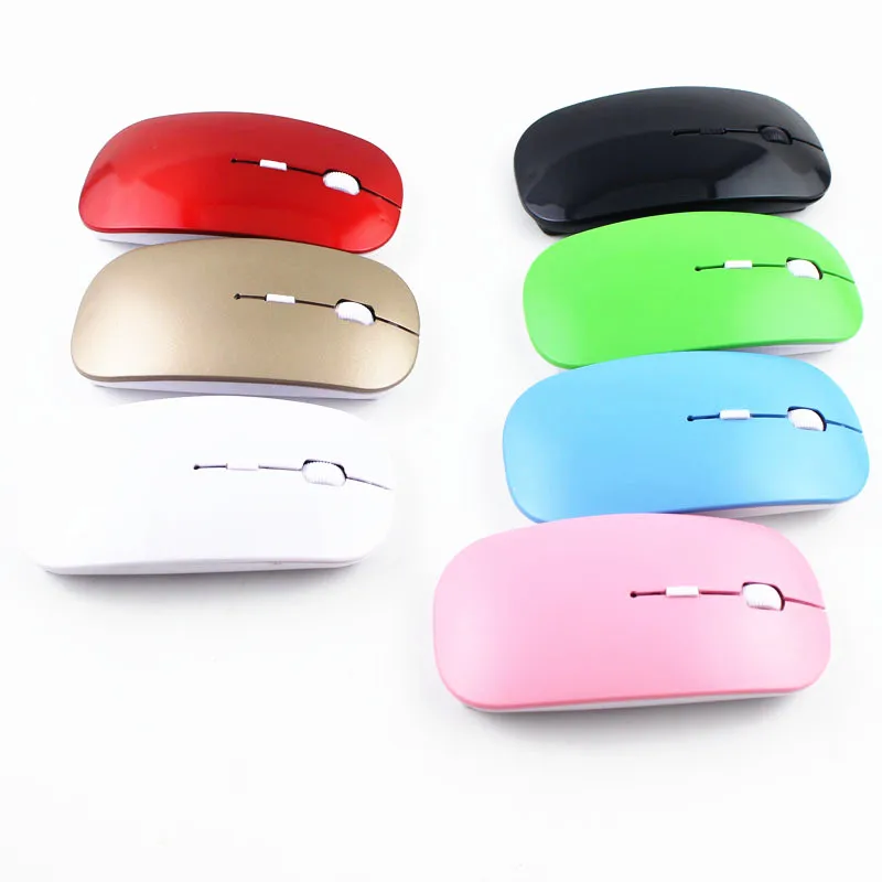 Ультратонкая оптическая беспроводная компьютерная мышь 1600 DPI 2 4 ГГц|Мыши| |