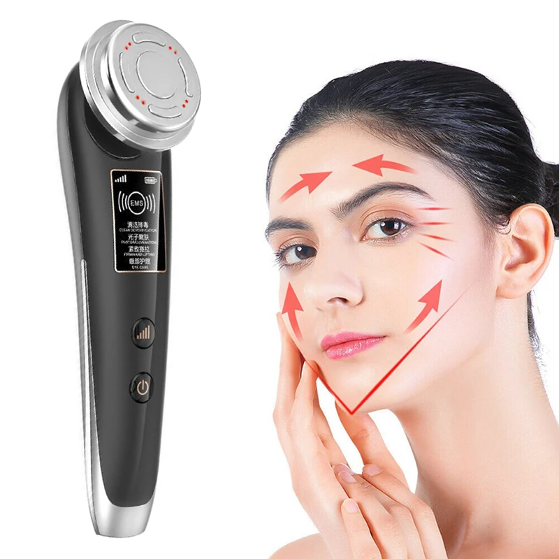 Светодиодный светильник для лица терапия EMS уход за лицом красота машина против