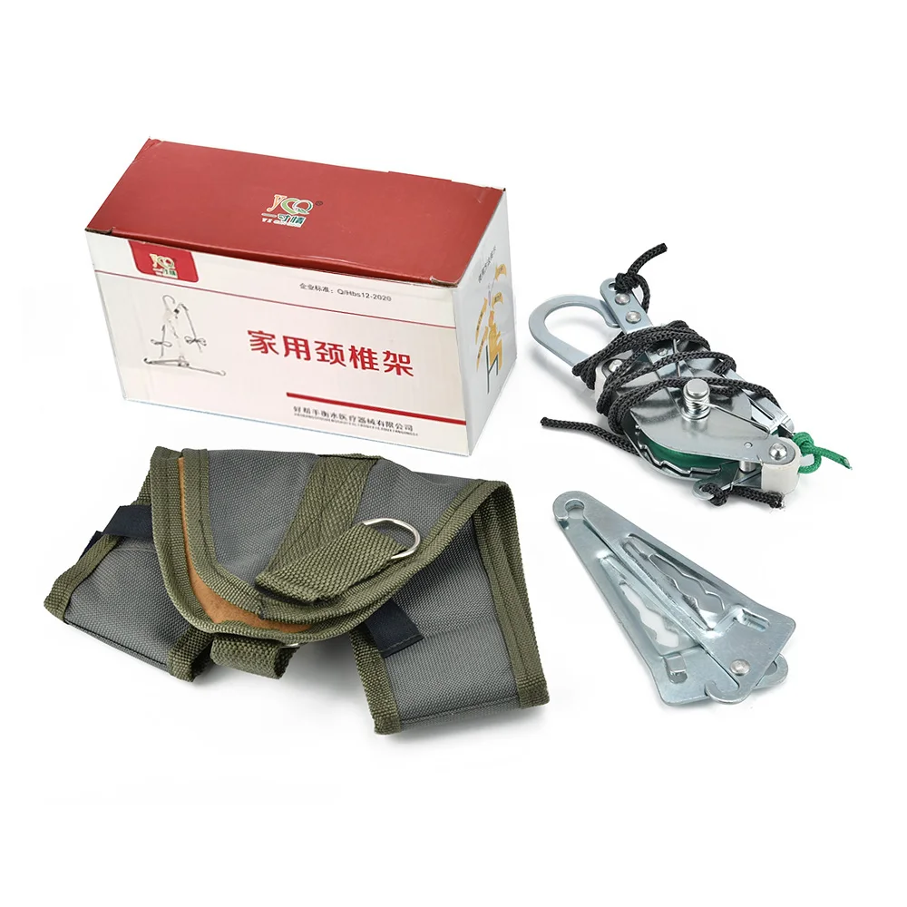 

Hanging Cervical Neck Traction Device Adjustable Neck Correction Stretch Home Over Door health Neck Traction Kit Pain Relief