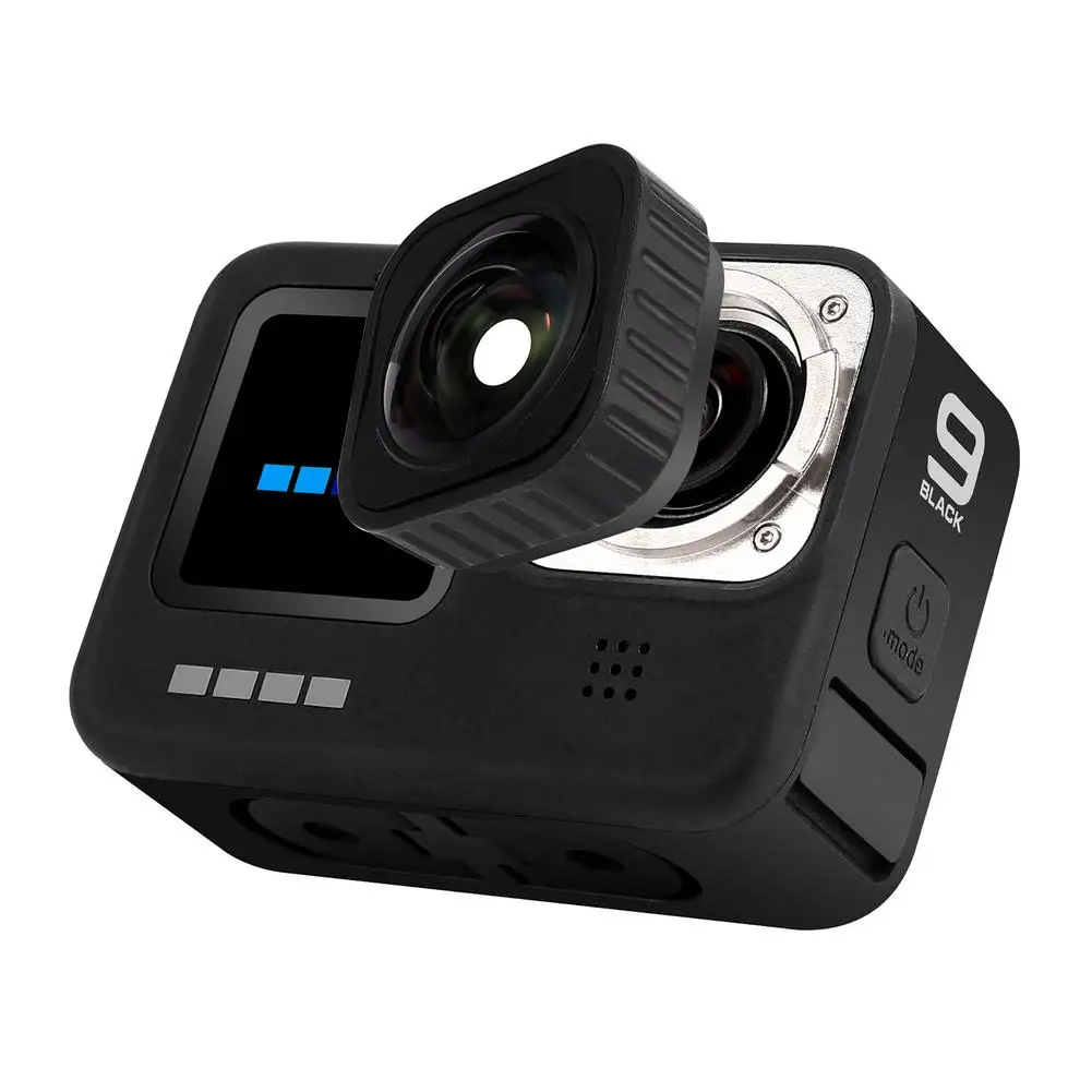 

For Max Lens Mod Wide Angle Lens For GoPro HERO9 Black Vlog Shooting Lens Sport Cameras Filter Action Camera Accessories