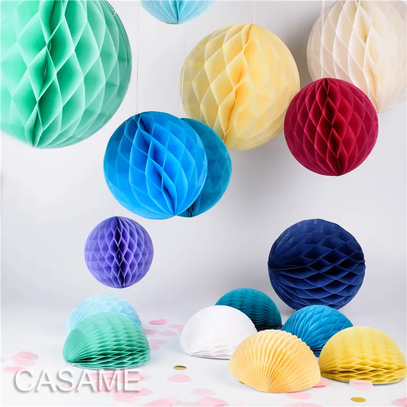 5 см 10 20 популярные круглые бумажные салфетки сотовые шары с цветами-фонариками