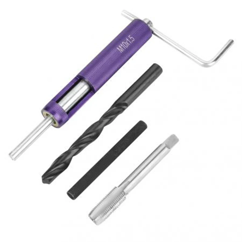 50 штук Нержавеющих стальных витых вставок с резьбой +Отдельный кран+ Инструмент для установки +Клин отломчик +Сверло на.