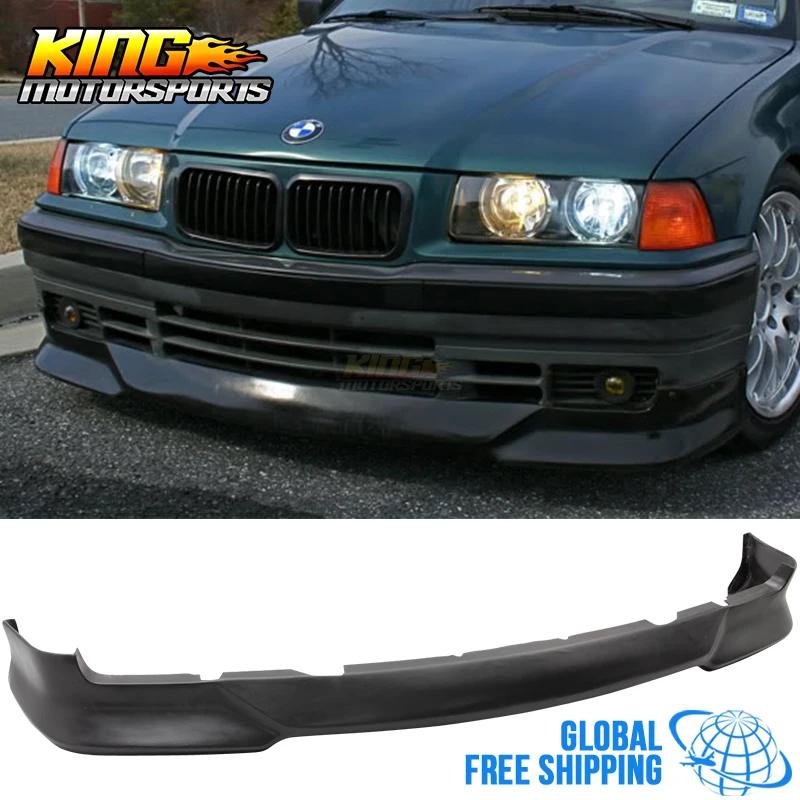 Подходит для 92 98 BMW E36 3 серии M Tech Style переднего бампера губ поли уретана Global