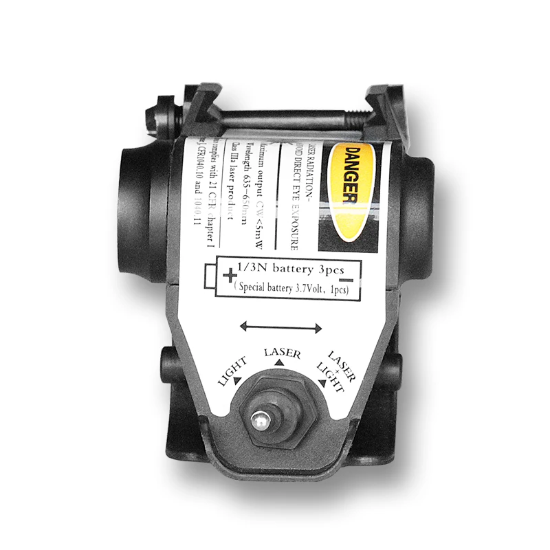 Прямая поставка 2 в 1 Быстрый съемный пистолет установлен красный лазерный