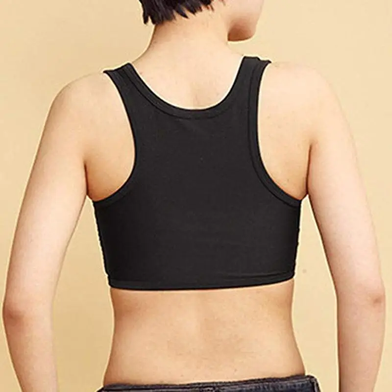 Для женщин Les ретро тонкий короткий жилет черный корсет под грудь нижнее белье