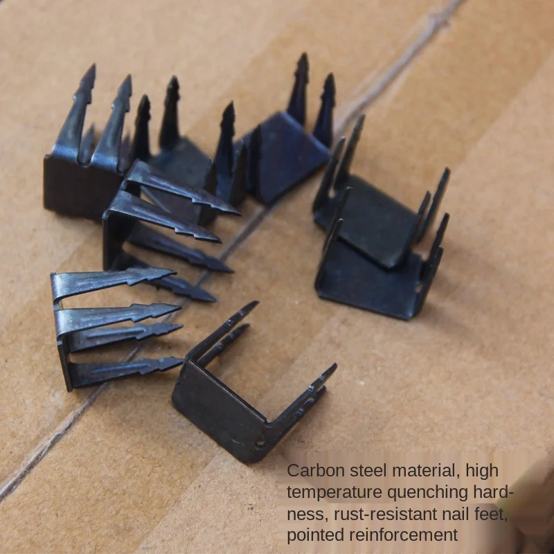 

10X Non-inverted Nails Pierced Iron Tribulus Four-corner Four-claw High-heel Nails for Shoe Repairs Car Vehicle Anti-theft DIY