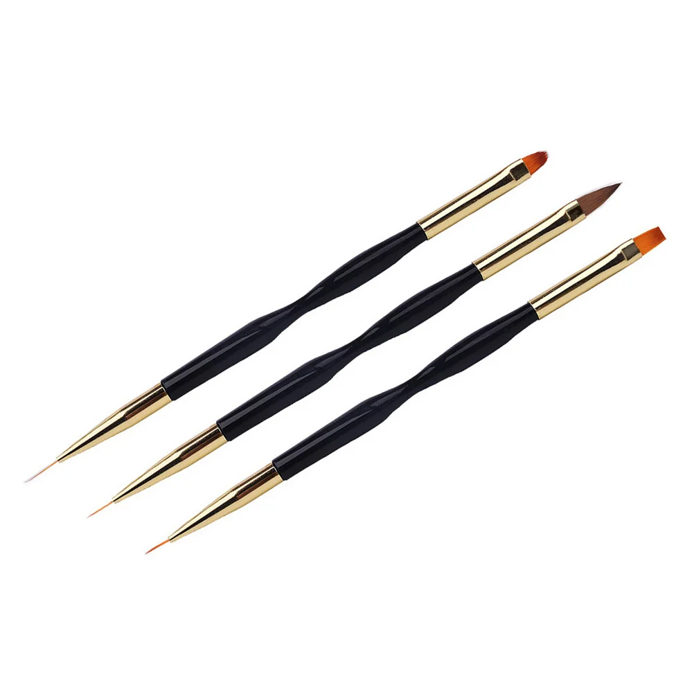 

3 шт., ручка-кисть для дизайна ногтей