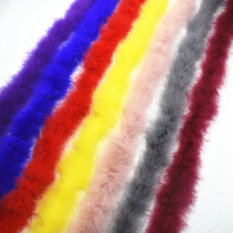 

25Grams Turkey Marabou Feather Boa Trim Soft Shawl Feathers for Clothes Scarf Feathers for Crafts Wedding Feathers Plumes Dress