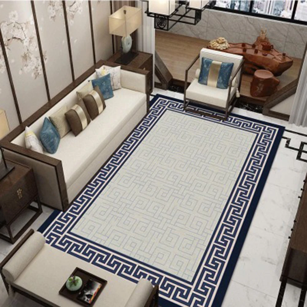 

Carpet Mat 80cmx120cm Chinois Plant Pattern Non Slip Soft Living Room Rugs Tea Table FloorHome Decoration Gift Rugs Drop Ship