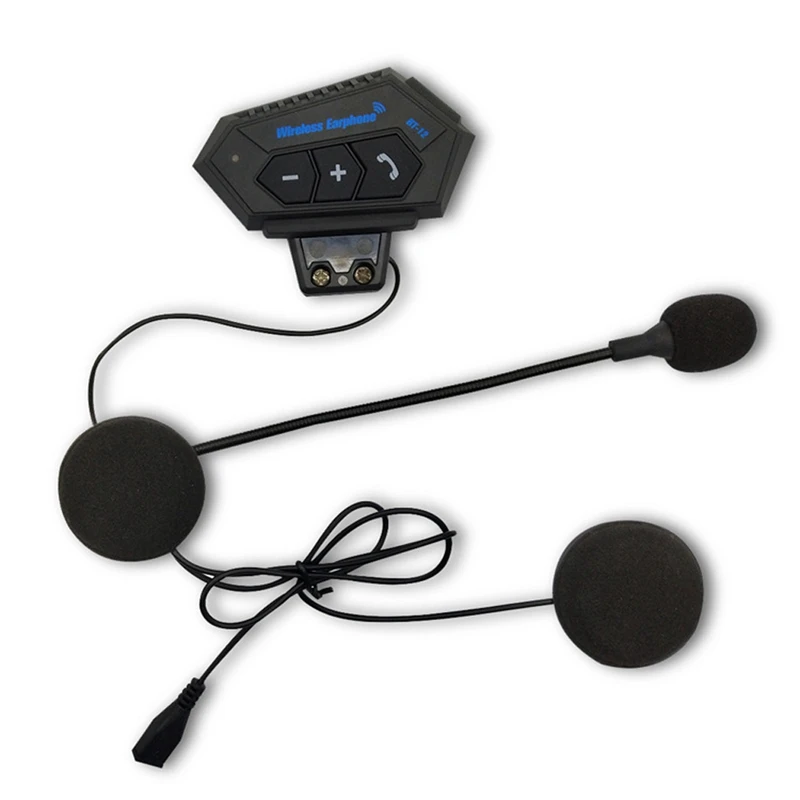 Шлем наушники Bluetooth мотоциклетная гарнитура V4.2 домофон Мотор велосипед
