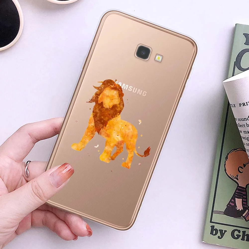 Мягкий ТПУ чехол с изображением короля льва пумбы акуны Матата для Samsung Galaxy J3, J5, J7 года 16 J4 J6 Plus Note 10 Pro силиконовый чехол