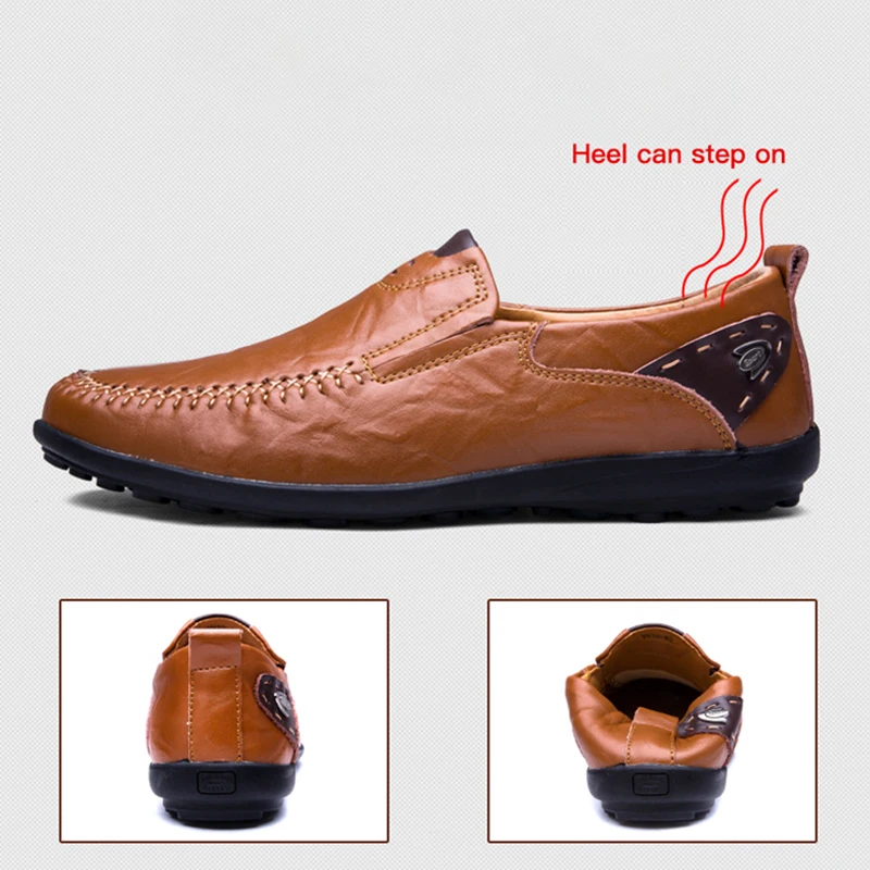 Fashion Driving Shoes Loafers Men Plus Size 38-46 Male Summer Casual Breathable Business Peas Man Zapatillas Hombre | Обувь