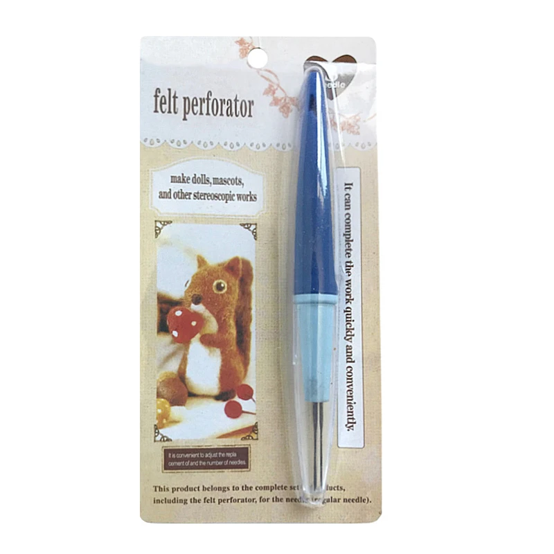 

Wool Felt Pokes Le Multi-needle Tool 3 Needle Pen DIY Three-needle Combination Sewing Tool Set Handle Poke Craft Scrapbbok Tool