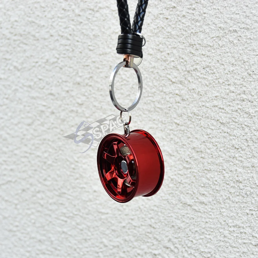 Hot Wheel hub автомобильный брелок для ключей Neo красный синий JDM Racing Sport - купить по