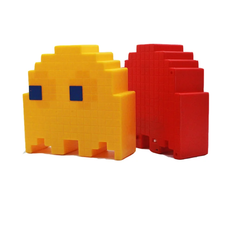 Pac-Man Pixel ночной Светильник СВЕТОДИОДНЫЙ Wars красочные настольные лампы вечерние детская атмосфера Lampara Eat Peas Ghost светильник Рождественский подарок для детей