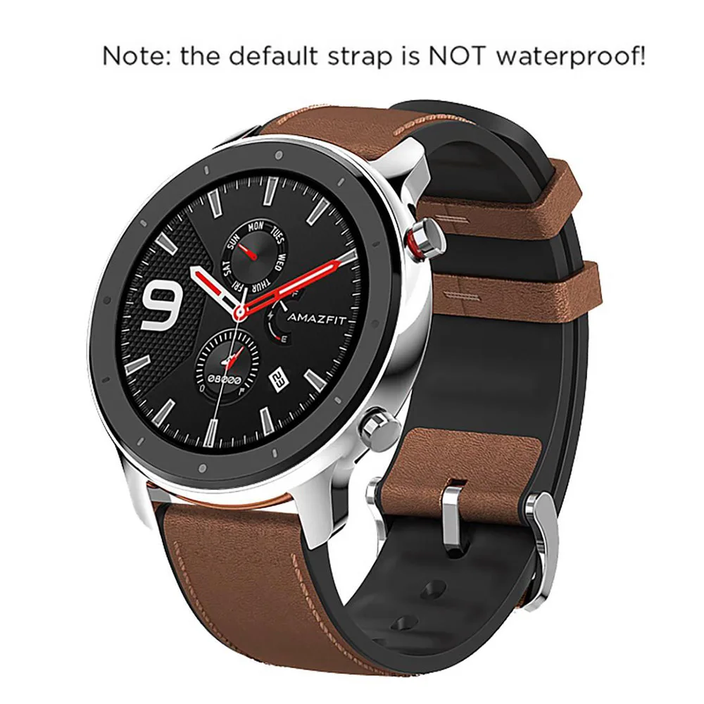 Strava Amazfit GTR 47 мм gps Смарт-часы 50 атм Водонепроницаемый AMOLED экран 24 дня в режиме ожидания компас фитнес-трекер спортивные умные часы - Цвет: Silver