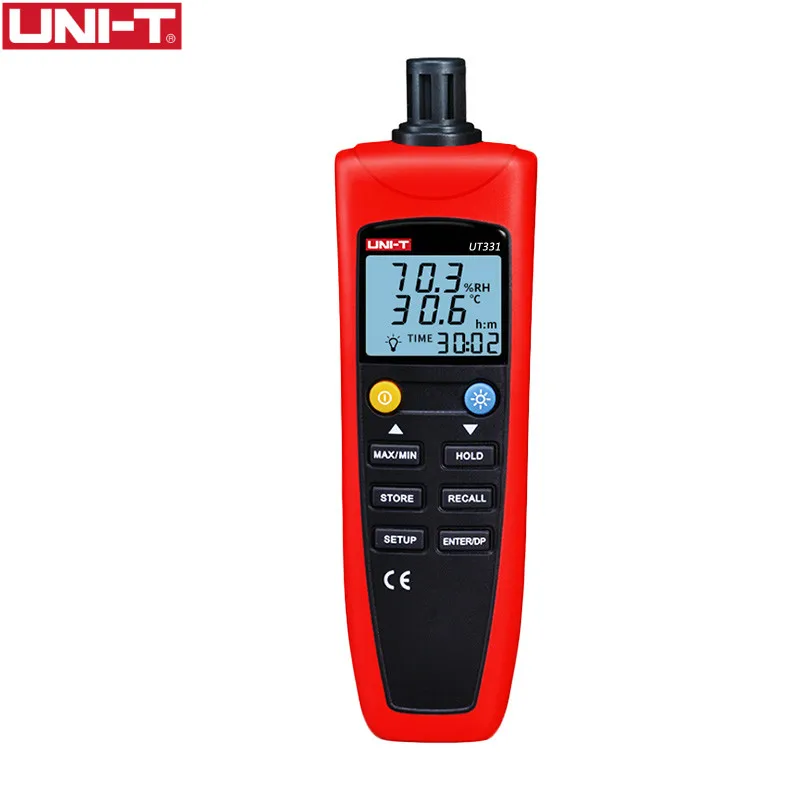 

UNI-T UT331 UT332 Digital Thermo-Hygrometer Temperature Humidity Unit Selection Power Save Made USB Interface