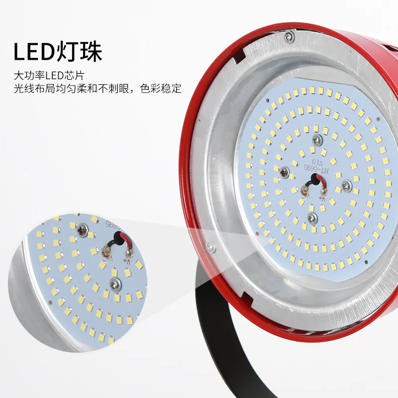 Led 3200-5600K Bi-color red head lamp photography movie supplementary light | Электроника