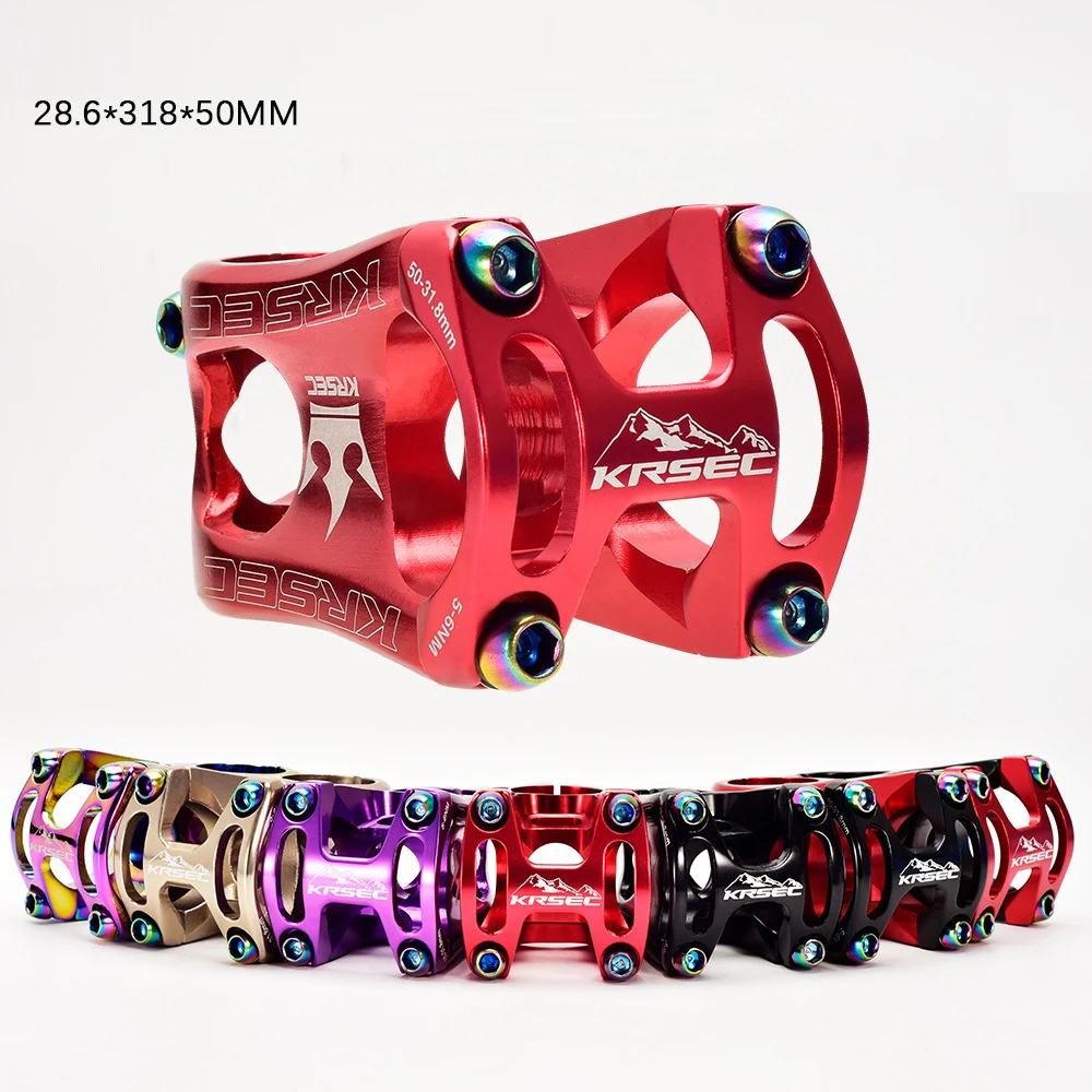 

Mountain Handlebar Stand Ultra Light Short Stem Bicycle Off-road AM/XC Aluminum Alloy Stem 31.8*50MM CNC Stem