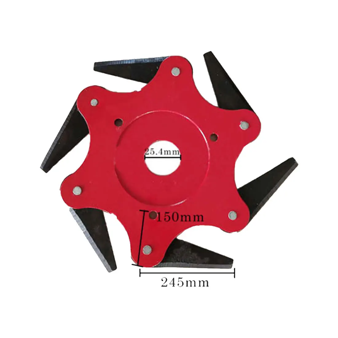 

6 Blades Cutter Head Grass Trimmer Brush Weed Sharp Cutting Garden Power Tool Accessories for Lawn Mower