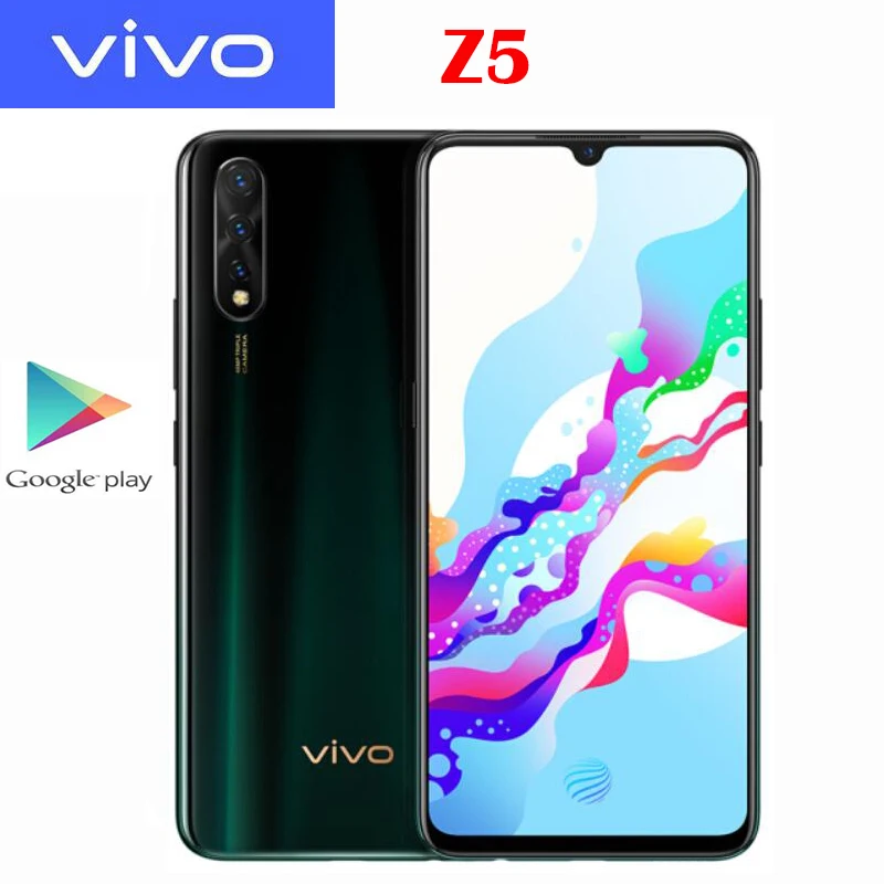 Новый оригинальный официальный сотовый телефон VIVO Z5 Snapdragon 712 6 38 дюйма Super AMOLED 4500