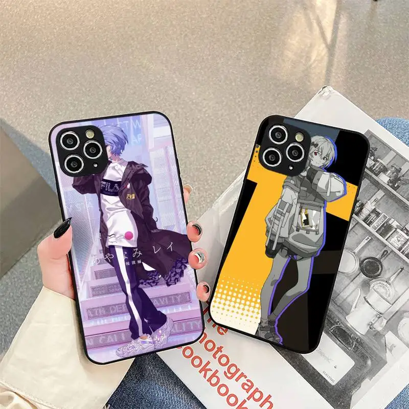 

Asuka Ayanami Rei Nerv Phone Case Phone Case For iPhone 6 7 8 Plus 11 12 ProMax X XR XS SE Max Back Cover