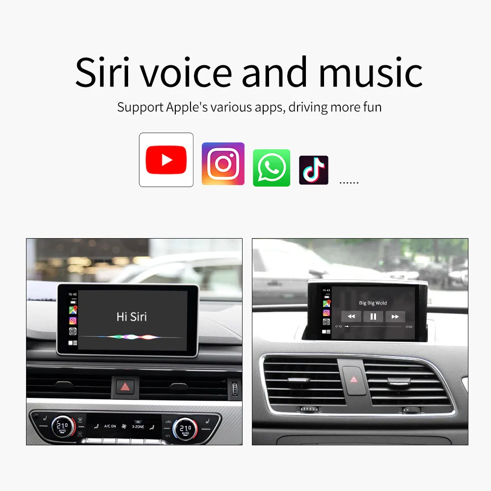 Carlinkit Apple Carplay Android автобокс для Mercedes NTG4.5 2012 2014 iOS 13 Mirrorlink бензиновых мультимедийных