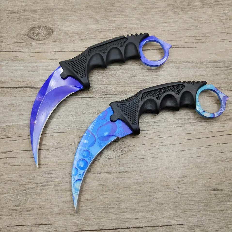 CS GO нож керамбит Counter Strike коготь тактический для выживания тиншек футляр