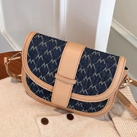 new fashion houndstooth small shoulder bags for women soft pu leather mini crossbody bag retro style handbag ladies tote bags