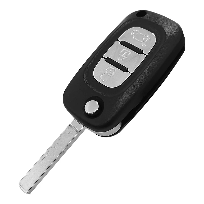 XNRKEY 3 кнопки ID46 PCF7947 чип 433 МГц VA2 лезвие для Renault Fluence Clio Megane Kangoo Modus FOB откидной