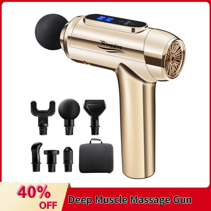 Массажный пистолет модный мышечный массажер вибрация фитнес оборудование