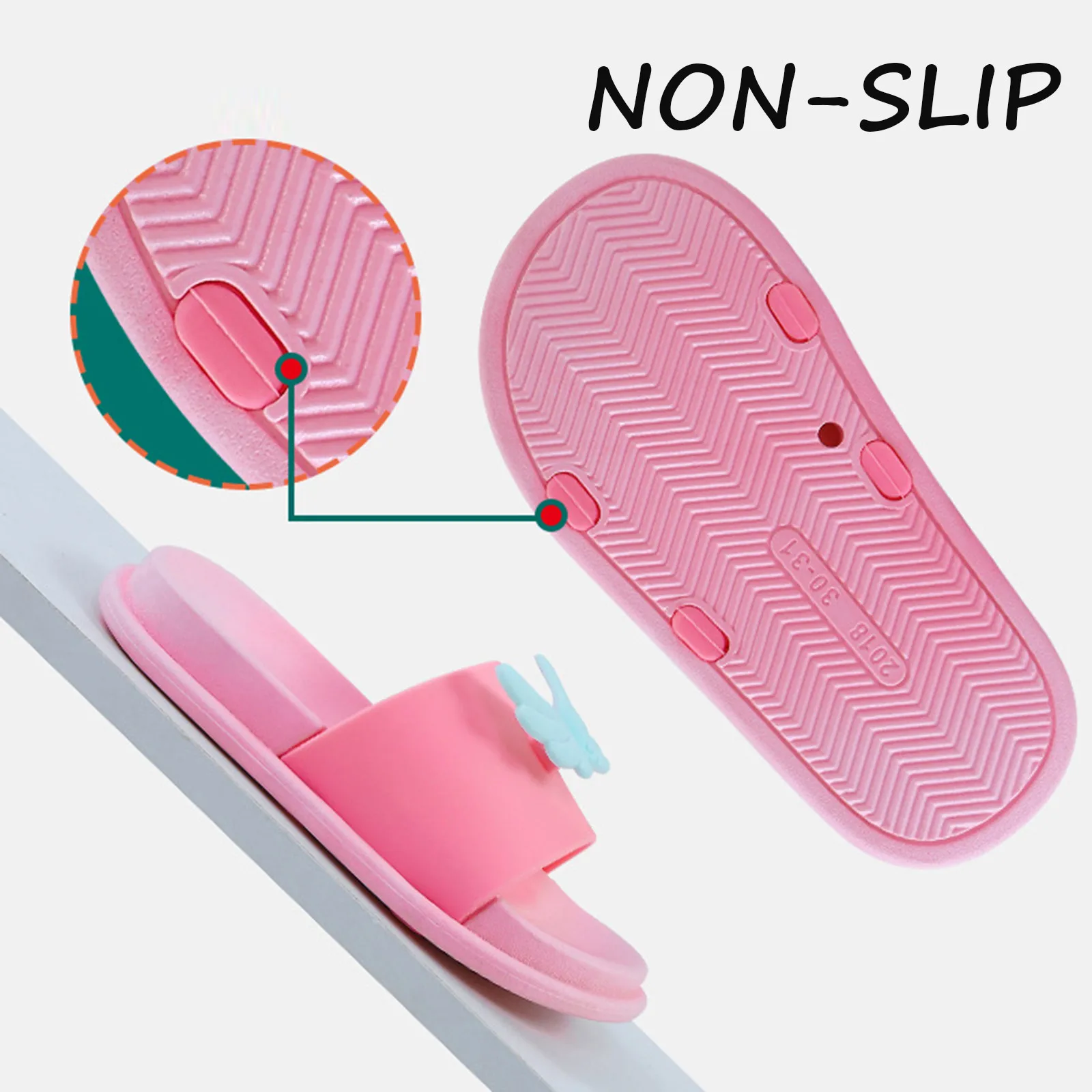 

Cartoon Angel 3D Shape Slippers For Boys Girls New Summer Kids Beach Shoes Baby Toddler Soft Indoor Slippers Children Sandals