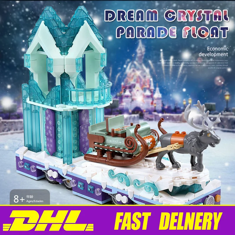 Плесень король 11002 друзья принцесса серии ледяной замок сани олень строительные