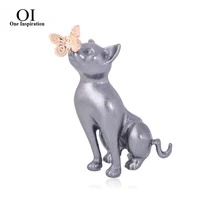 oi lovely cat brooch enamel pin for children daily going out decoration accessories lapel coat bag ornaments