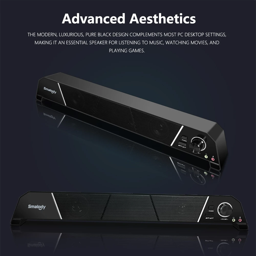 Computer Speaker Home Theater High Power Sound Blaster USB Audio Dual Speaker Subwoofer Multimedia Speaker HIFI Power Speaker