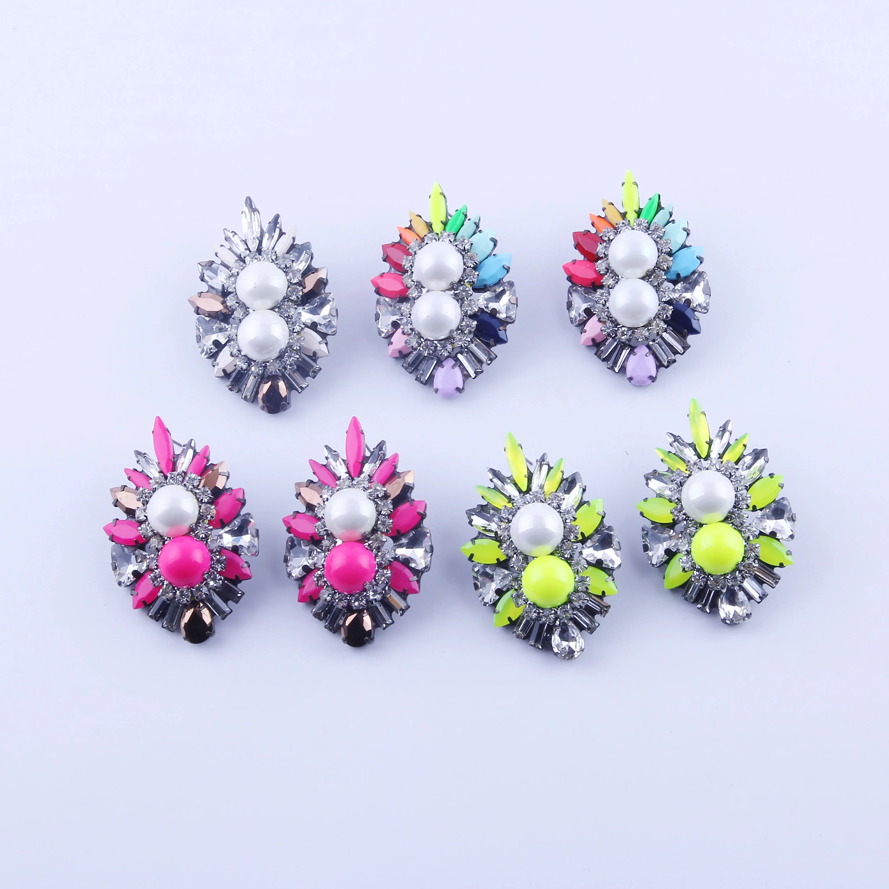 

Модные высококачественные серьги с цветами и кристаллами ручной работы, модные украшения для платья вечерние вечеринки, свадьбы, 200