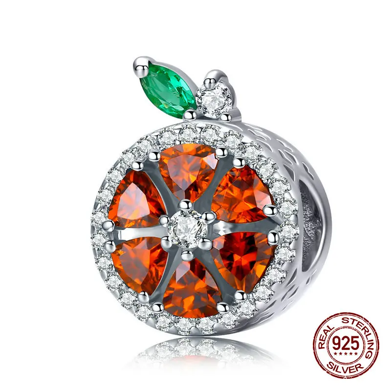 SC1277 Китайский год красный серебряные бусины 925 пробы подвеска талисманы fit Pandora браслет ожерелье ювелирные изделия - Цвет: SC1277