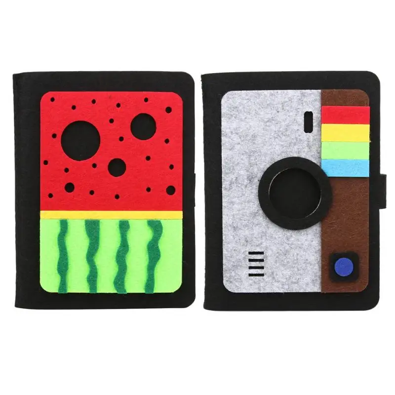 6 дюймовые страницы фотоальбомы подарочные листья войлочные вставки типа Polaroid