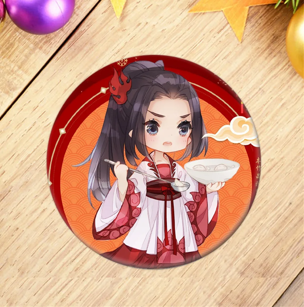 Значок для косплея аниме МО дао цу Ши мультяшная фигура Чжу булавка