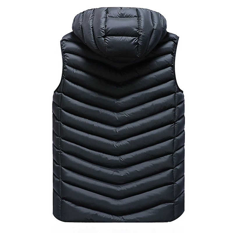Зимняя хлопковая стеганая куртка без рукавов повседневное пуховой жилет теплое