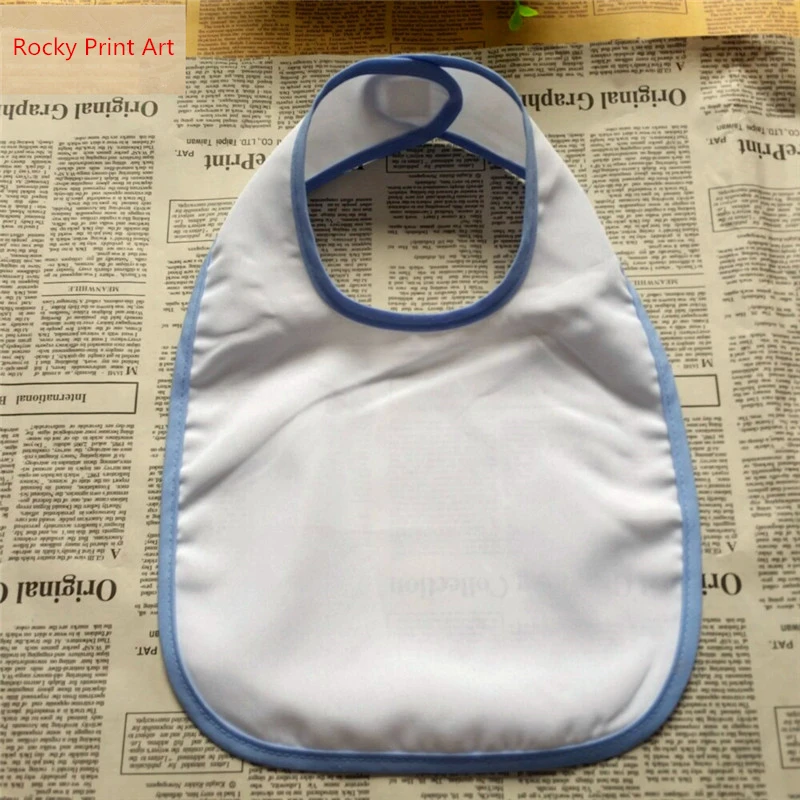 10 шт./лот Новый сублимационный пустой детский нагрудник носовой платок с петлей