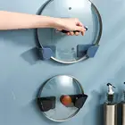 Настенный держатель из АБС-пластика для крышек кастрюль, 2 шт.компл.