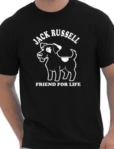 Мужская футболка Jack Russell Dog Lovers Pet подарок размер S-XXL летняя модная удобная