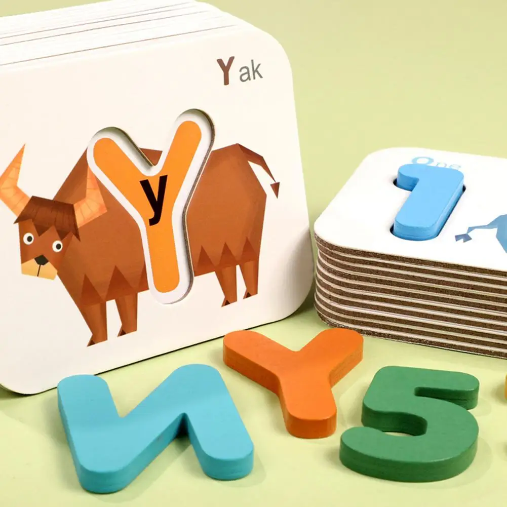 

Alphabets And Numbers Children Baby English Learning Word Card Pocket Flash Learning Montessori Educational Toys Word Table Game